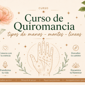 CURSO DE QUIROMANCIA TIPOS DE MANOS - MONTES - LINEAS